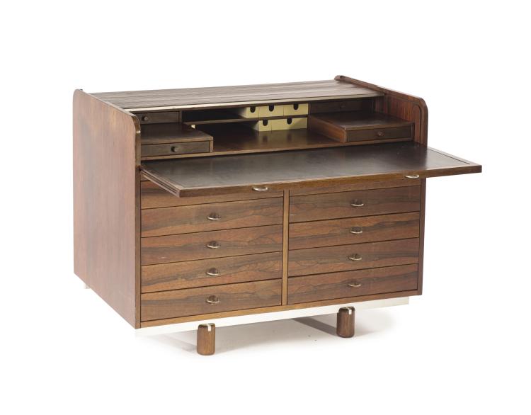 Hauptbild zu Objekt, Rollsekret&auml;r / Schreibtisch, 1958, Gianfranco Frattini, Bernini, Carate Brianza, 122A 88
