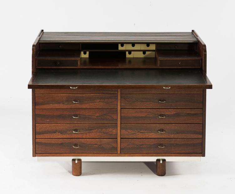 Bild 1 zu Objekt, Rollsekret&auml;r / Schreibtisch, 1958, Gianfranco Frattini, Bernini, Carate Brianza, 122A 88