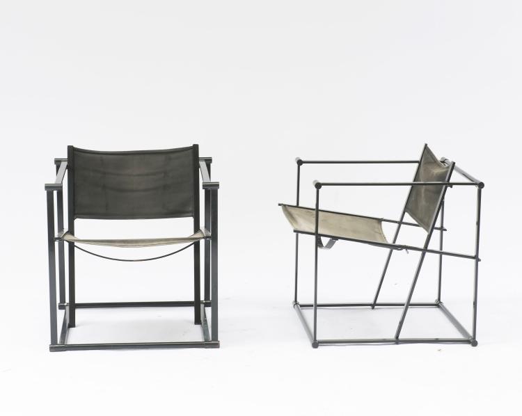 Bild 1 zu Objekt, Two 'Cubic FM 60/61' chairs, 1980, Radboud van Beekum, UMS Pastoe, Utrecht, 122C 210