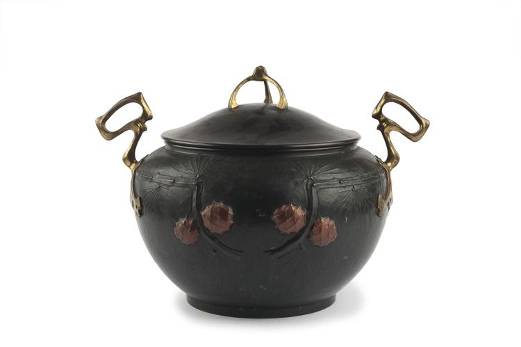 Hauptbild zu Objekt, Punch bowl, c1905-10, Winhart & Co., M&uuml;nchen, 123 826