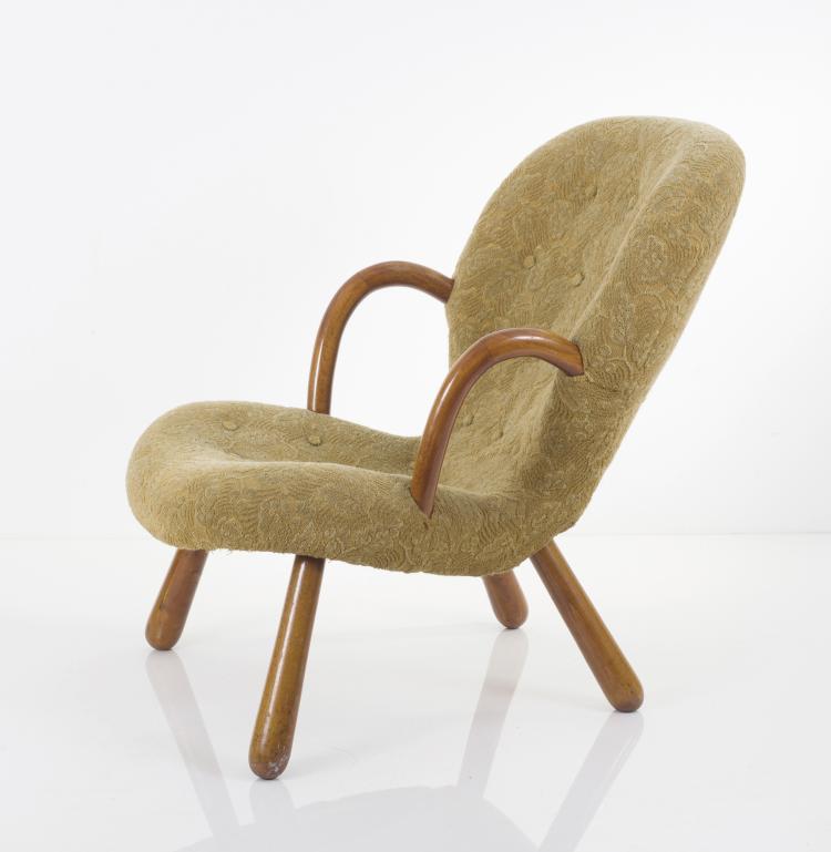 Hauptbild zu Objekt, 'Clam' chair, 1944, Philip Arctander, Vik & Blindheim, Sykkylven, Norwegen, 122C 48