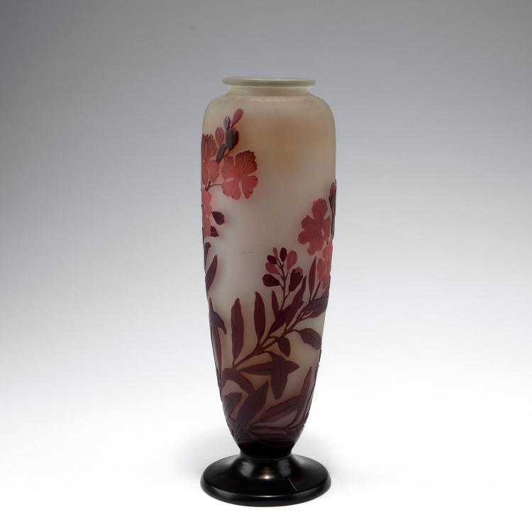 Bild 1 zu Objekt, 'Laurier rose' vase, 1920s, Gall&eacute;, Emile, Nancy, 123 344