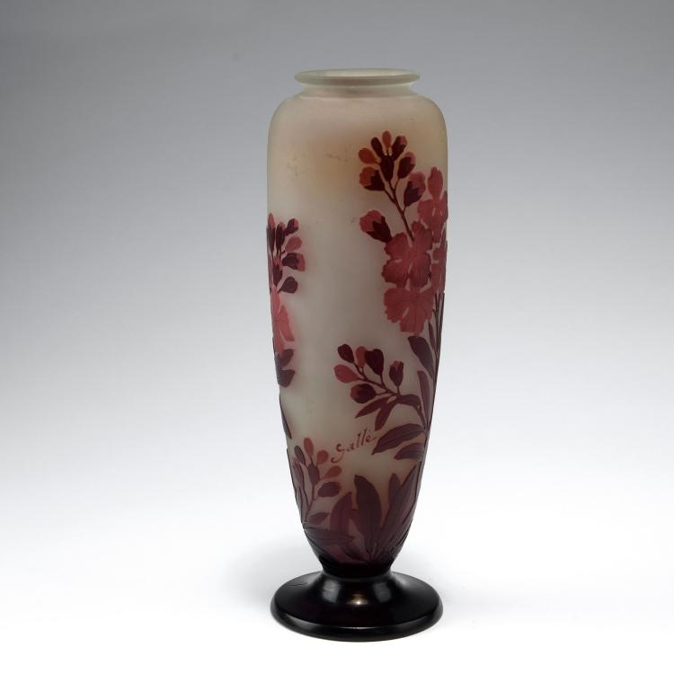 Bild 2 zu Objekt, 'Laurier rose' vase, 1920s, Gall&eacute;, Emile, Nancy, 123 344