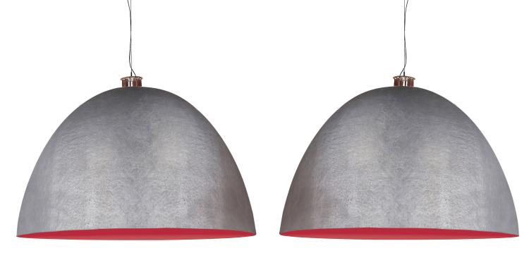 Hauptbild zu Objekt, Zwei Deckenleuchten 'XXL Dome', 1999, Ingo Maurer, Design M Ingo Maurer, M&uuml;nchen, 122C 223