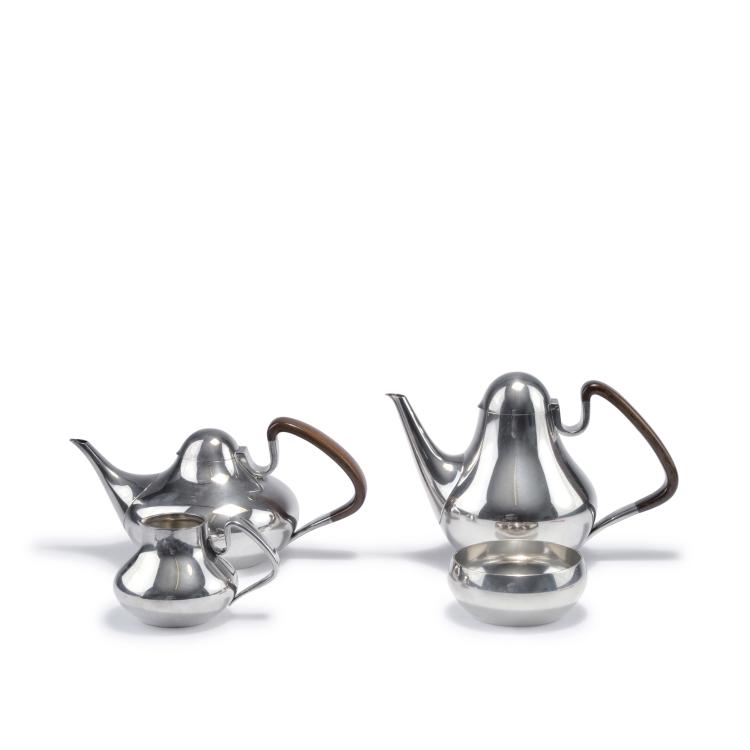 Hauptbild zu Objekt, Coffee and teaset, 1952, Henning Koppel, Jensen, Georg, Kopenhagen, 124A 54