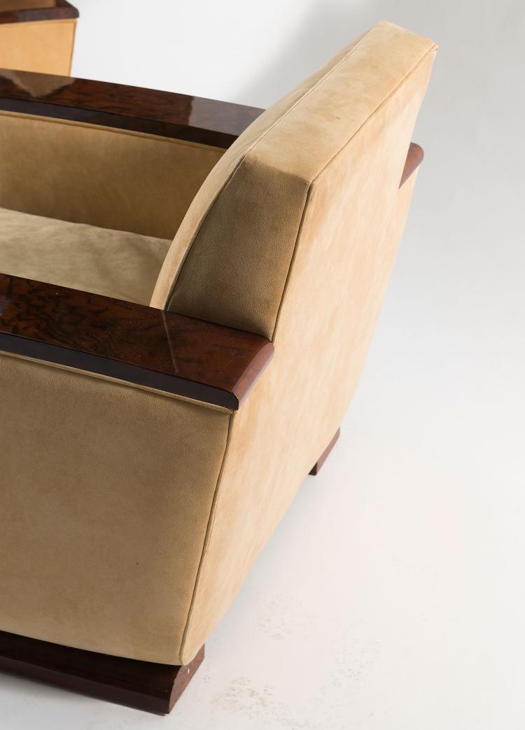 Bild 2 zu Objekt, Pair of easy chairs, c1925 , Ruhlmann, Jacques-Emile (in der Art von), 123 855