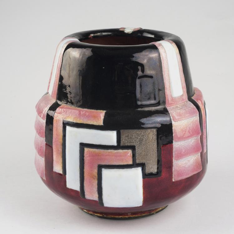 Hauptbild zu Objekt, Vase, c1928, Faur&eacute;, Camille, Limoges, 123 800