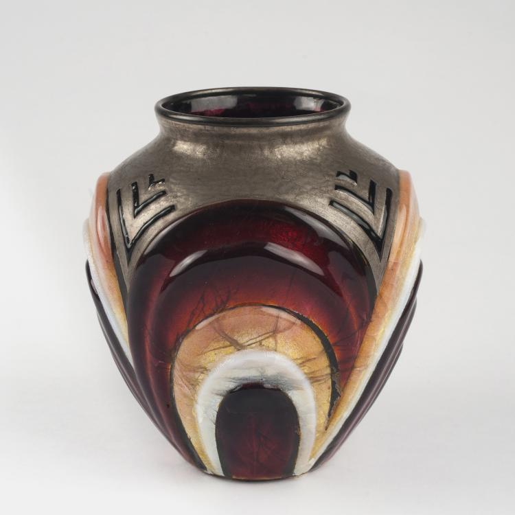 Hauptbild zu Objekt, Small vase, c1930, Faur&eacute;, Camille, Limoges, 123 801