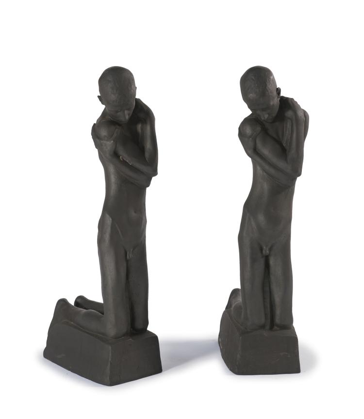 Hauptbild zu Objekt, Kneeling youths, c1898, George Minne, 123 574