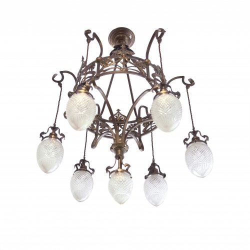 Large ceiling light, c1900