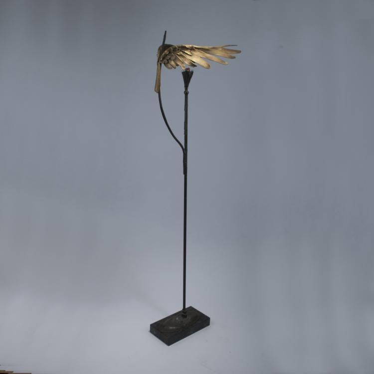 Bild 3 zu Objekt, Gefl&uuml;gelter Bodenkerzenleuchter, 1970er Jahre, Paul Wunderlich, 124B 177