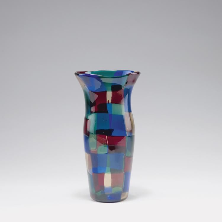 Hauptbild zu Objekt, 'Pezzato' vase, c1951, Fulvio Bianconi, Venini & C., Murano, 122B 60