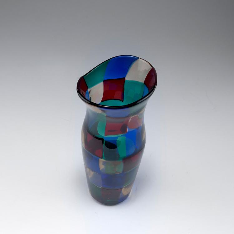 Bild 2 zu Objekt, 'Pezzato' vase, c1951, Fulvio Bianconi, Venini & C., Murano, 122B 60
