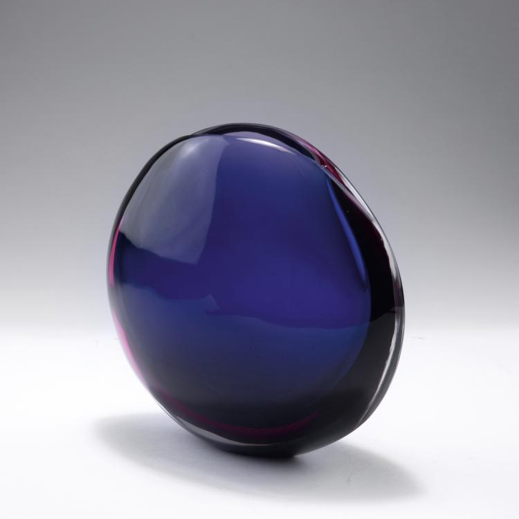 Hauptbild zu Objekt, 'Valva' vase, c1954, Flavio Poli, Seguso Vetri d'Arte, Murano, 122B 131