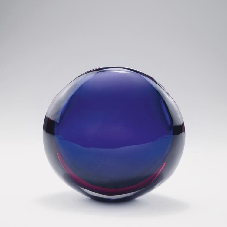 Bild 1 zu Objekt, 'Valva' vase, c1954, Flavio Poli, Seguso Vetri d'Arte, Murano, 122B 131
