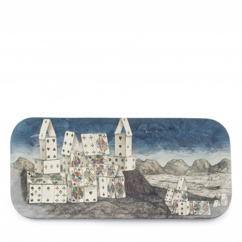 'Città di Carte' tray, 1950s