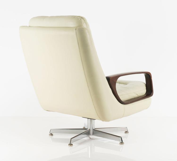 Bild 2 zu Objekt, Two lounge chairs, 1960/70s, Andr&eacute; Vandenbeuck, Str&auml;ssle International, Z&uuml;rich (zugeschrieben), 122C 139