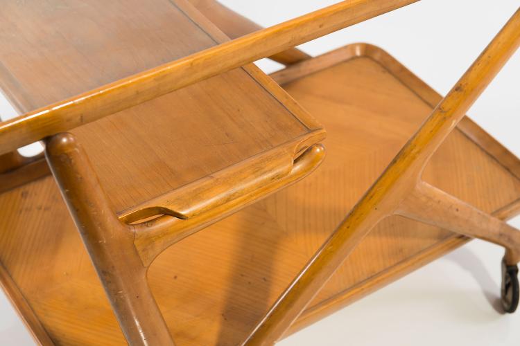 Bild 1 zu Objekt, Serving cart, 1950s, Cesare Lacca, Cassina, Mailand (zugeschrieben), 122A 17