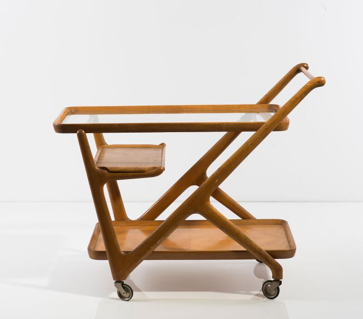 Bild 6 zu Objekt, Serving cart, 1950s, Cesare Lacca, Cassina, Mailand (zugeschrieben), 122A 17
