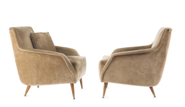 Bild 2 zu Objekt, Two '802' easy chairs, 1950s, Carlo De Carli, Italien, 122A 53