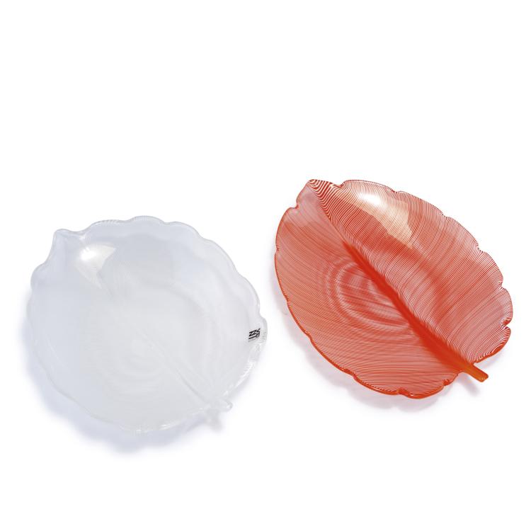 Hauptbild zu Objekt, Two 'Foglia' bowls, 1938, Tyra Lundgren, Venini & C., Murano, 122B 41