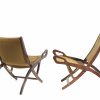 Two 'Ninfea' folding chairs, 1958