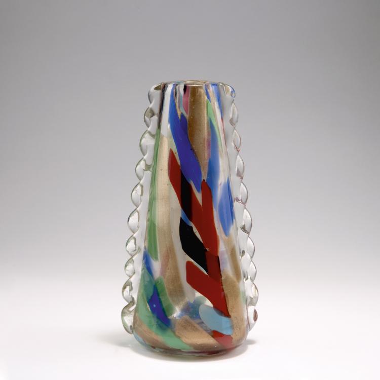 Hauptbild zu Objekt, Vase, um 1940, Toso, Fratelli, Murano, 143C 632