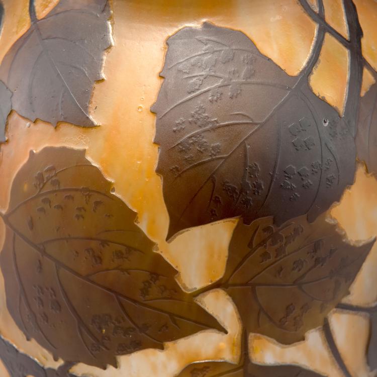 Bild 2 zu Objekt, 'Peuplier' vase, 1911, Daum Fr&egrave;res, Nancy, 123 38