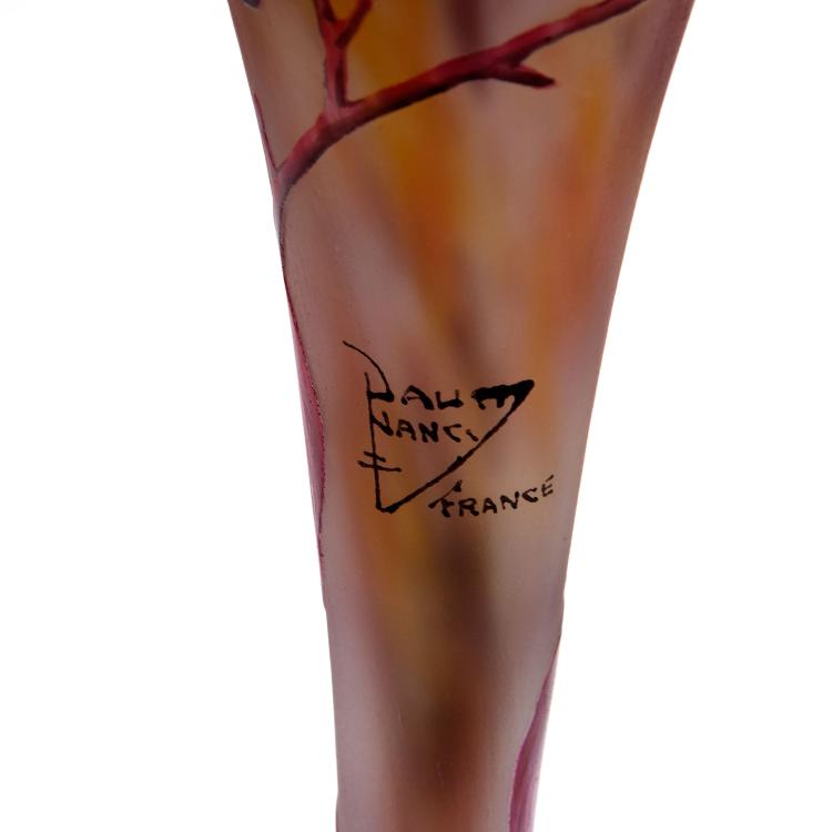 Bild 2 zu Objekt, 'Alisier' vase, c1910, Daum Fr&egrave;res, Nancy, 123 33