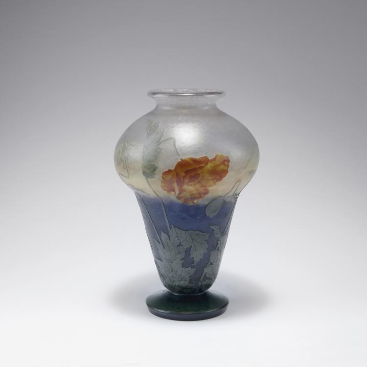 Bild 2 zu Objekt, 'Pavots d'Orient' vase, c1905, Daum Fr&egrave;res, Nancy, 123 23
