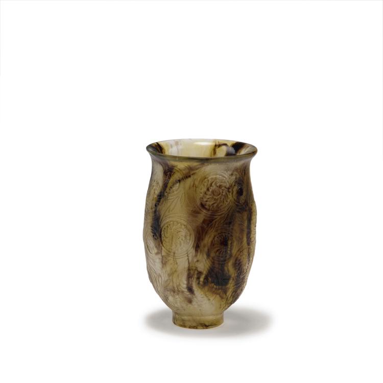 Hauptbild zu Objekt, Vase 'Rosaces et feuillages', um 1921, D&eacute;corchemont, Fran&ccedil;ois, Conches, 123 44