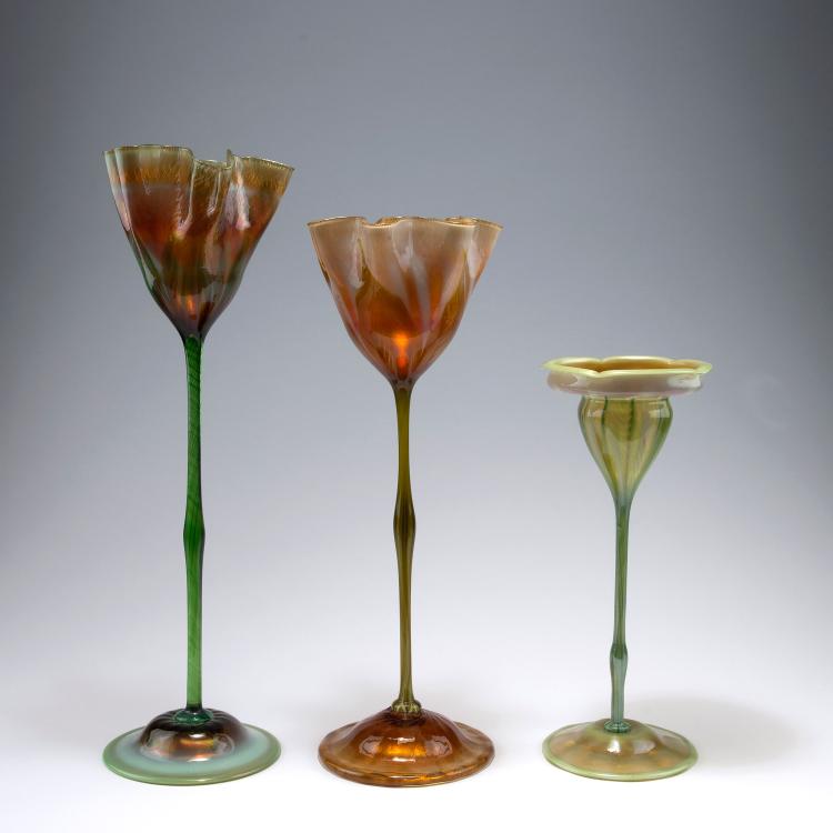 Bild 4 zu Objekt, Tall flower goblet, 1905, Tiffany, L. C., New York, 123 138