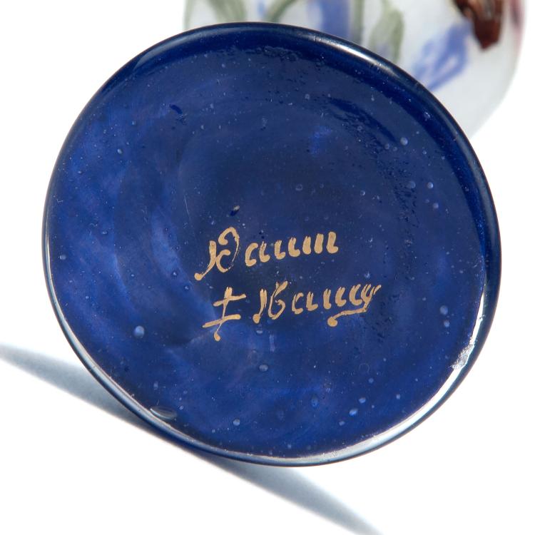 Bild 2 zu Objekt, 'Orchis, toile d'araign&eacute;e' goblet, c1910, Daum Fr&egrave;res, Nancy, 123 35