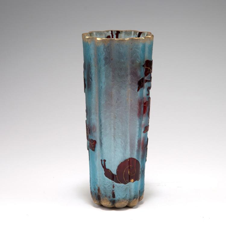 Bild 2 zu Objekt, 'Ronces et escargot' vase, 1883, Daum Fr&egrave;res, Nancy, 123 11