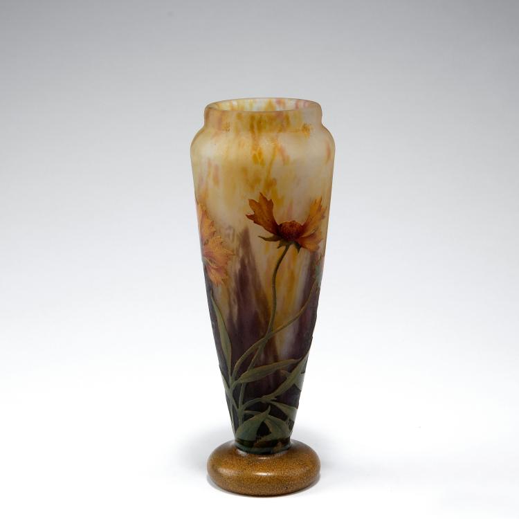 Bild 1 zu Objekt, 'Arnica' vase, c1910, Daum Fr&egrave;res, Nancy, 123 31