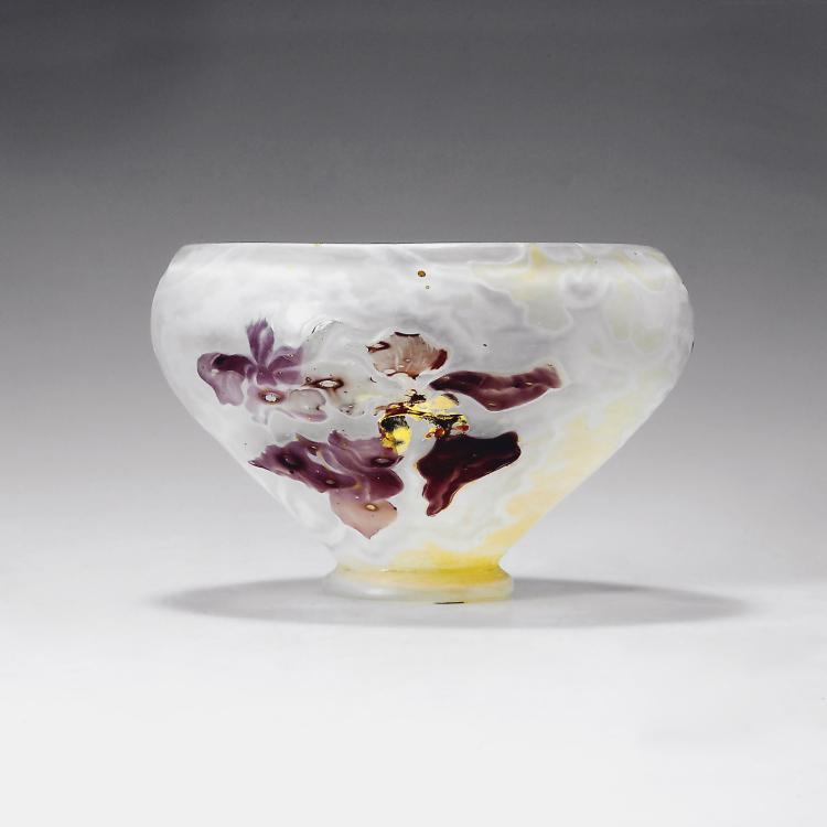 Hauptbild zu Objekt, 'Orchid&eacute;es' Marqueterie vase, 1900, Gall&eacute;, Emile, Nancy, 123 57