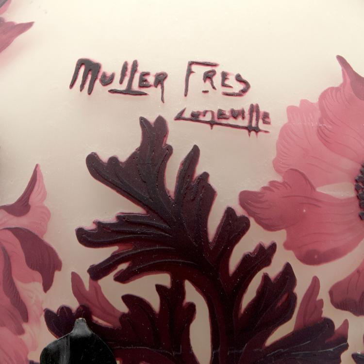 Bild 2 zu Objekt, 'An&eacute;mones' table light, c1925, Muller Fr&egrave;res, Lun&eacute;ville, 123 128