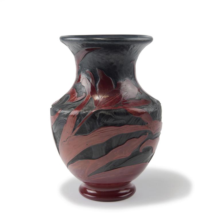 Bild 1 zu Objekt, Important 'Tulipes' vase, c1896, Gall&eacute;, Emile, Nancy, 123 52