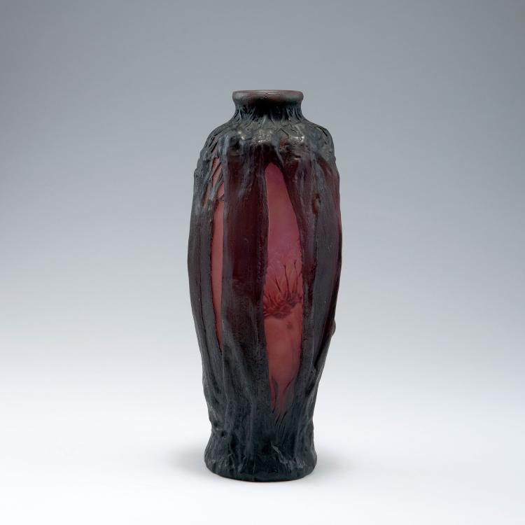 Bild 1 zu Objekt, 'Paysage, moulage en relief' vase, 1910, Daum Fr&egrave;res, Nancy, 123 32