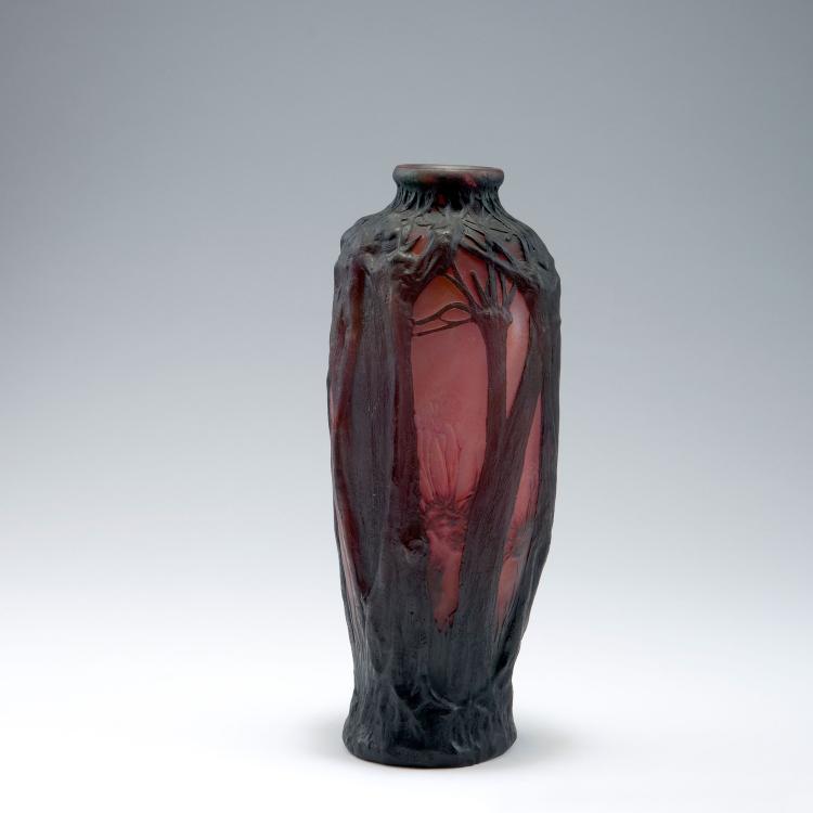 Bild 2 zu Objekt, 'Paysage, moulage en relief' vase, 1910, Daum Fr&egrave;res, Nancy, 123 32