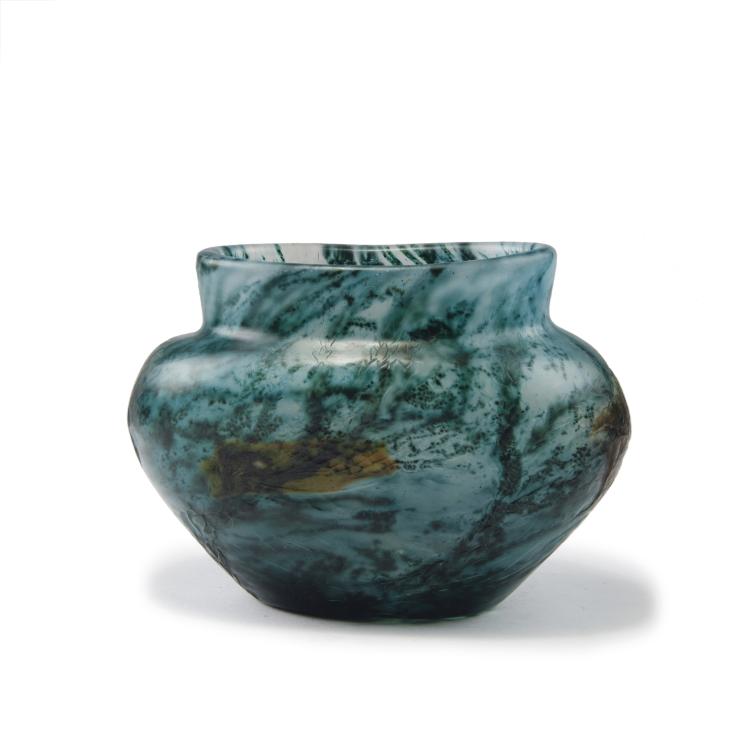 Bild 1 zu Objekt, Symbolist 'Fruits d'&eacute;rable et oiseau' jardinere, c1900, Gall&eacute;, Emile, Nancy, 123 66