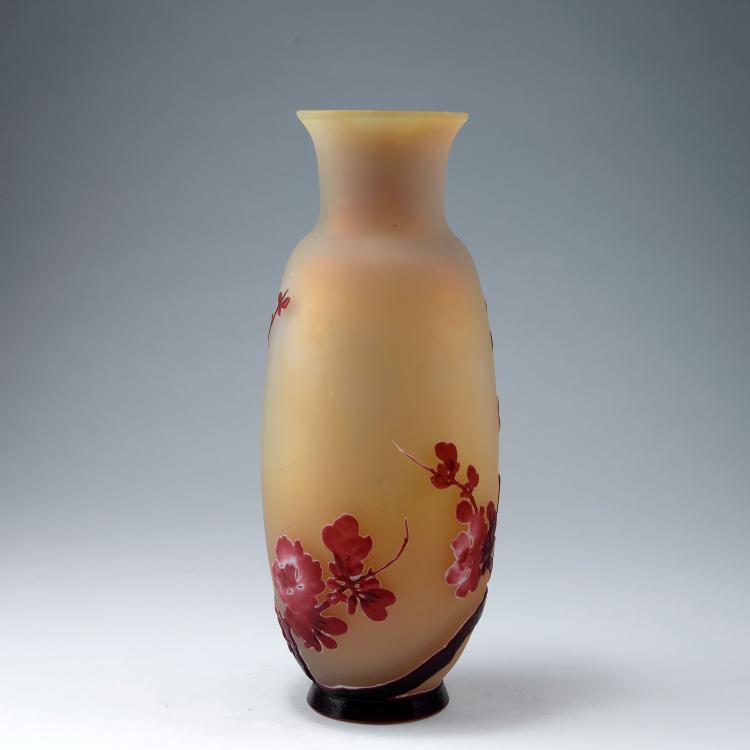 Bild 1 zu Objekt, Souffl&eacute;-Vase 'Fleurs de pommier', 1920-25, Gall&eacute;, Emile, Nancy, 123 96