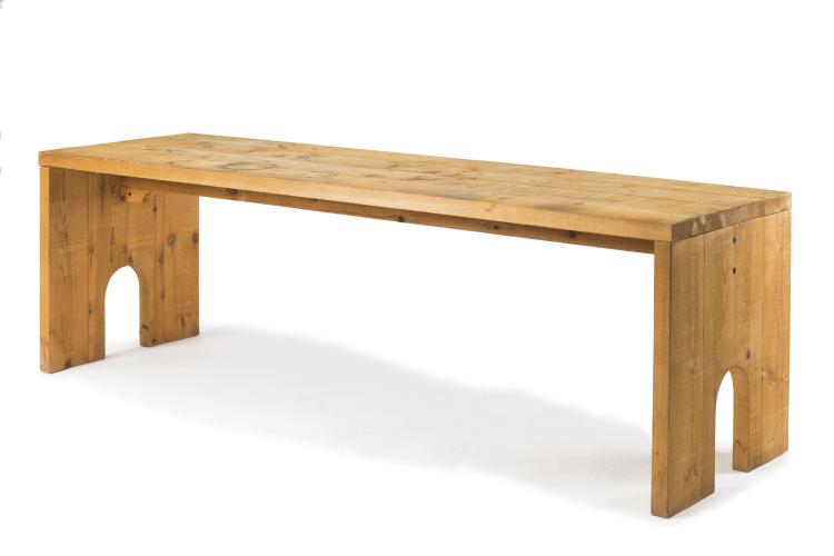 Hauptbild zu Objekt, Tisch 'Mobili nella Valle', 1972, Mario Ceroli, Poltronova, Pistoia, 122A 279