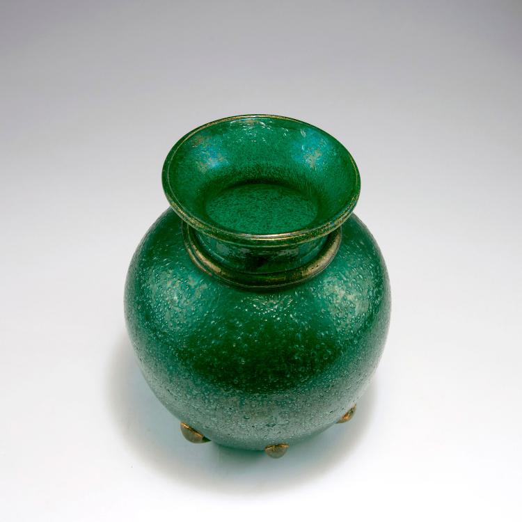 Bild 2 zu Objekt, 'Pulegoso' vase, c1929, Napoleone Martinuzzi, Venini & C., Murano (zugeschrieben), 122B 17