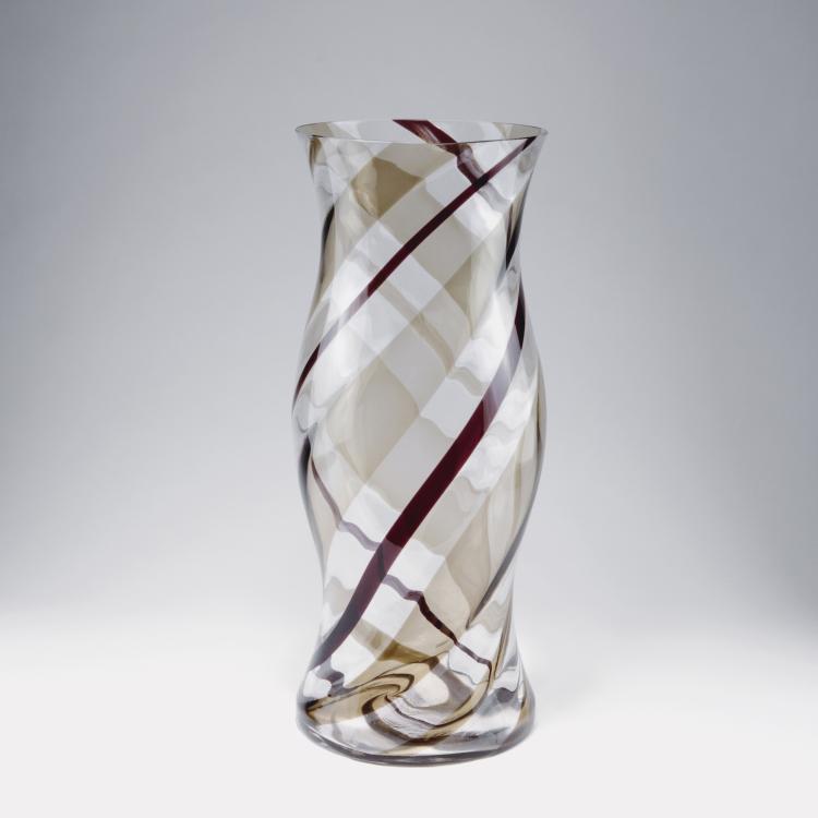Hauptbild zu Objekt, Tall 'A fasce' vase, c1955, Fulvio Bianconi, Venini & C., Murano, 122B 69