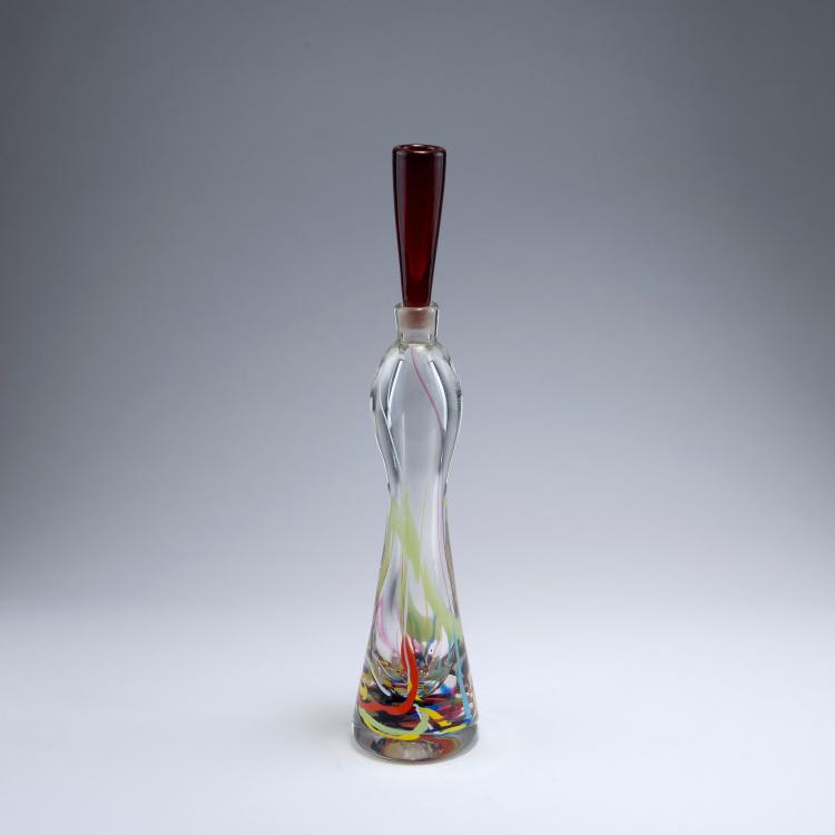 Bild 1 zu Objekt, Bottle and stopper, c1955, Dino Martens, Toso, Aureliano, Murano, 122B 116