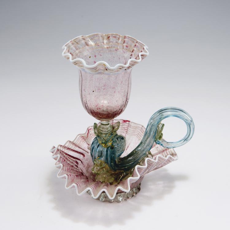 Hauptbild zu Objekt, Kerzenhalter mit Fisch, 1880-1895, Murano, 122B 3