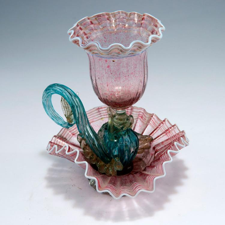 Bild 1 zu Objekt, Kerzenhalter mit Fisch, 1880-1895, Murano, 122B 3