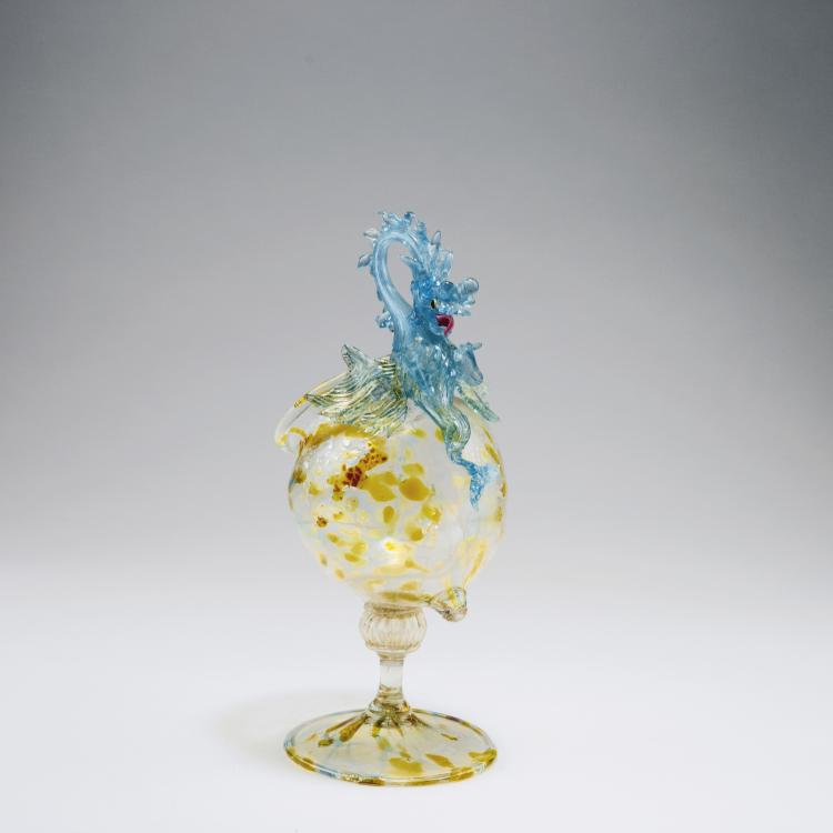 Hauptbild zu Objekt, Centrepiece with dragon, 1880-1895, Toso, Fratelli, Murano, 122B 2