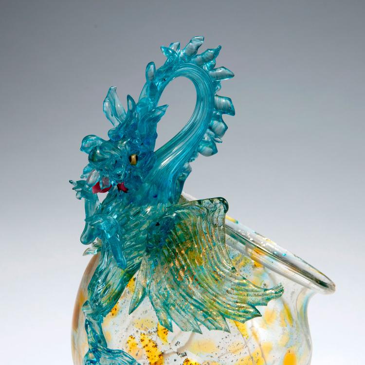 Bild 1 zu Objekt, Centrepiece with dragon, 1880-1895, Toso, Fratelli, Murano, 122B 2